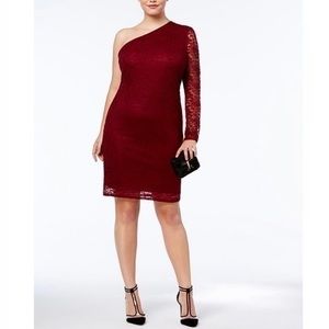 ❤ Lace One Shoulder Dress - 2X